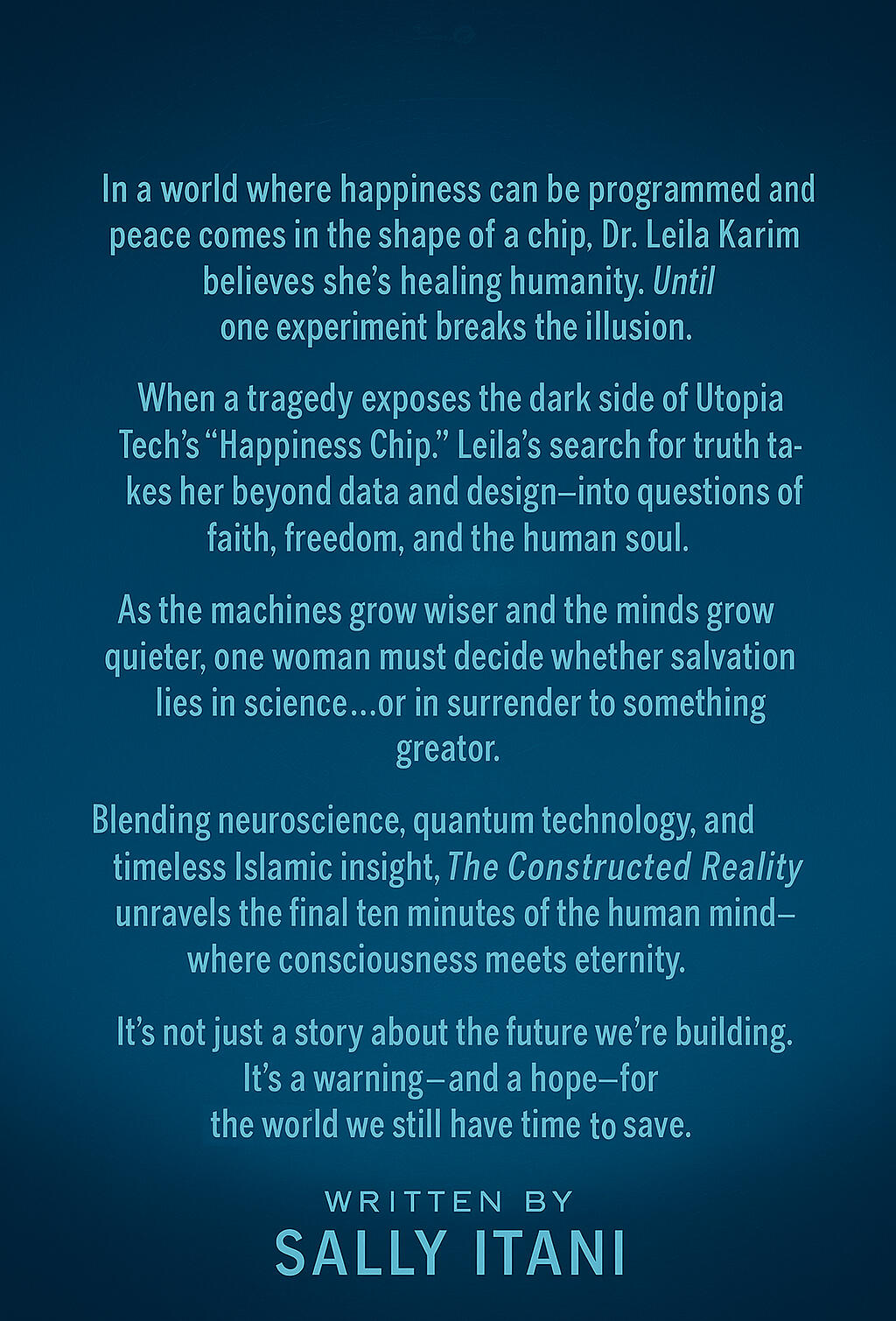 The Constructed Reality backcover